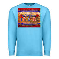 Ocean Blue all american teacher tumbler Premium Sweatshirt - Artiststas