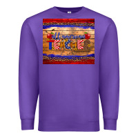 Purple all american teacher tumbler Premium Sweatshirt - Artiststas