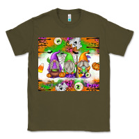 Army Green Halloween Gnomes Classic Tee - texasbilliewilder
