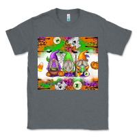 Charcoal Heather Halloween Gnomes Classic Tee - texasbilliewilder