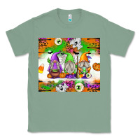 Sage Halloween Gnomes Classic Tee - texasbilliewilder
