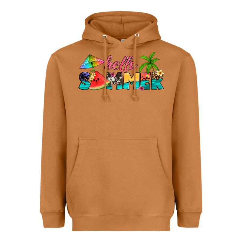 Hello Summer Heavyweight Hoodie by Artiststas | Teevron