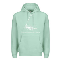 Seafoam Life Is Better On A Boat Sailboat Sketch Cool Sailing Gifts Premium Hoodie - minhPixels
