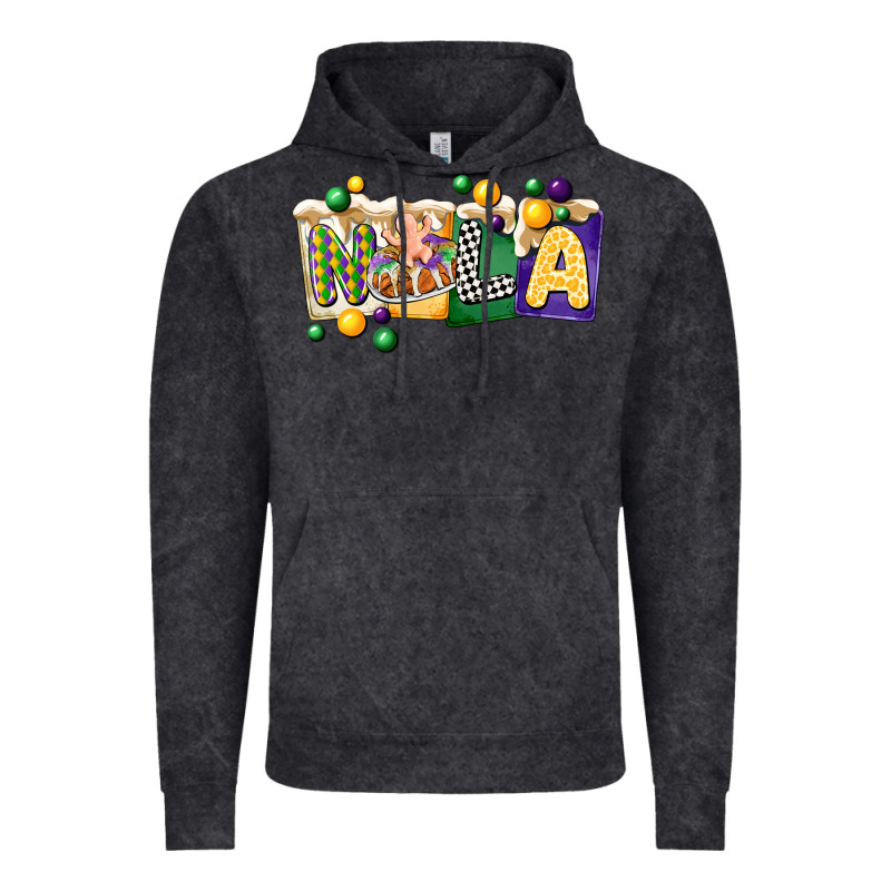 Nola Cake Mardi Gras Vintage Hoodie by CowGirlArtShop | Teevron