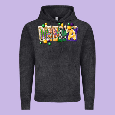 Nola Cake Mardi Gras Vintage Hoodie Designed By Cowgirlartshop