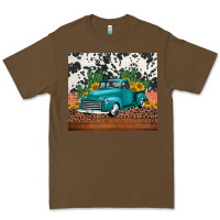Cacao western farm truck cactus and sunflowers Premium Tee - Jasminsmagicworld