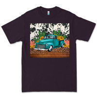 Plum western farm truck cactus and sunflowers Premium Tee - Jasminsmagicworld