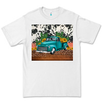 White western farm truck cactus and sunflowers Premium Tee - Jasminsmagicworld