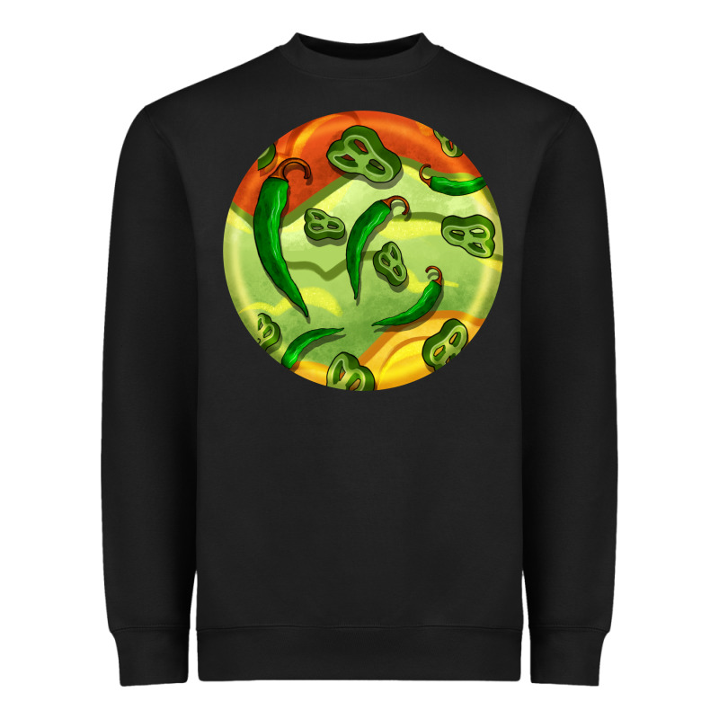 Hispanic Heritage Month Round Earrings 1 Heavyweight Sweatshirt by BundleAndBundleShop | Teevron