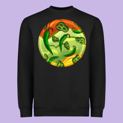 Hispanic Heritage Month Round Earrings 1 Heavyweight Sweatshirt Designed By Bundleandbundleshop