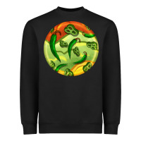 Black hispanic heritage month round earrings 1 Heavyweight Sweatshirt - BundleAndBundleShop