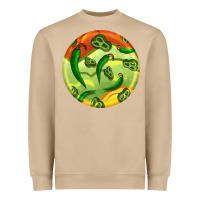Mushroom hispanic heritage month round earrings 1 Heavyweight Sweatshirt - BundleAndBundleShop