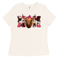 Bone Highland Cow Mom Ladies Tee - Bettercallsaul