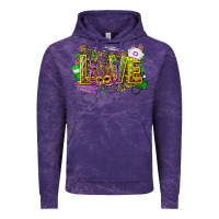 Cloud Purple mardi gras love nurse Vintage Hoodie - CowGirlArtShop