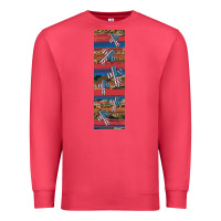 Cardinal usa flag and cross penwraps Premium Sweatshirt - Artiststas