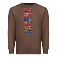 Chestnut usa flag and cross penwraps Premium Sweatshirt - Artiststas