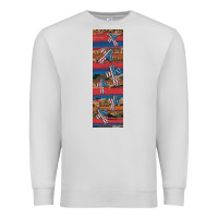 Dove Grey usa flag and cross penwraps Premium Sweatshirt - Artiststas