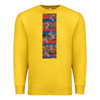 Lemon usa flag and cross penwraps Premium Sweatshirt - Artiststas