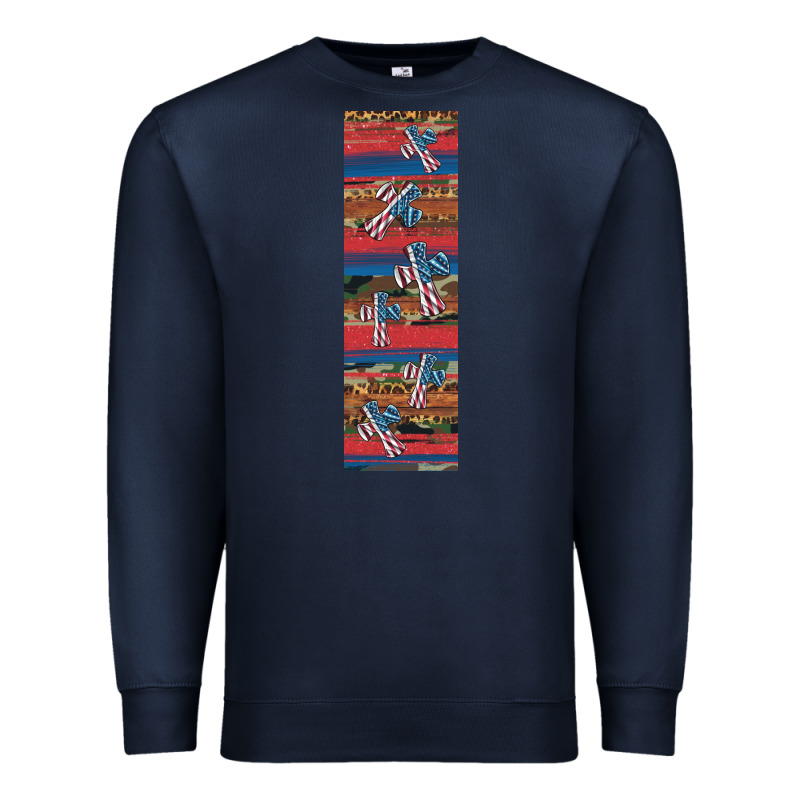 Usa Flag And Cross Penwraps Premium Sweatshirt by Artiststas | Teevron