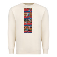 Sandshell usa flag and cross penwraps Premium Sweatshirt - Artiststas