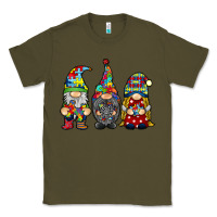 Army Green autism gnomies Classic Tee - RacoonDesign
