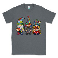Charcoal Heather autism gnomies Classic Tee - RacoonDesign