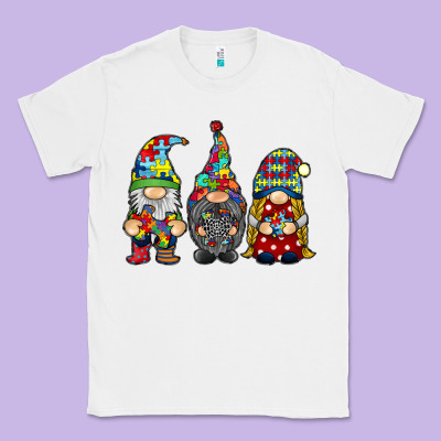 Autism Gnomies Classic Tee Designed By Racoondesign