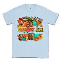 Dusty Blue pharmacy tech pumpkin Classic Tee - NancyCooperArtShop