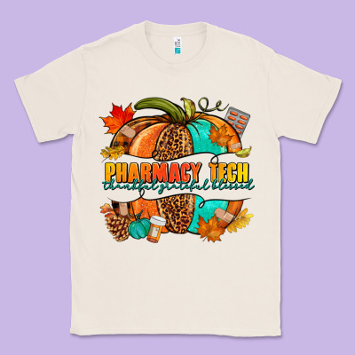 Pharmacy Tech Pumpkin Classic Tee Designed By Nancycooperartshop