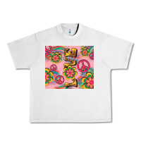 Lunar Rock peace love hippie daisy Urban Heavy Tee - TumblerDesignByShophia