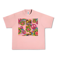 Peace Love Hippie Daisy Urban Heavy Tee | Teevron