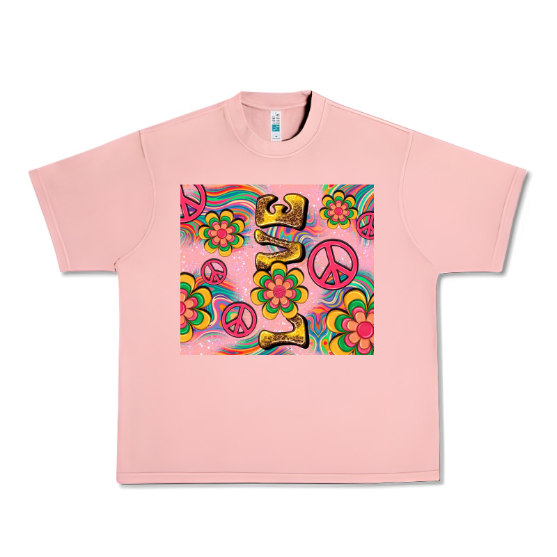 Peace Love Hippie Daisy Urban Heavy Tee by TumblerDesignByShophia | Teevron