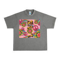 Tornado peace love hippie daisy Urban Heavy Tee - TumblerDesignByShophia