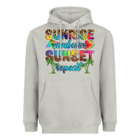 Sunrise Sunburn Sunset Repeat Heavyweight Hoodie | Teevron