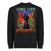 Black long live cowgirls Heavyweight Sweatshirt - FaDigitalArtStudio