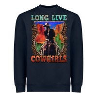Navy long live cowgirls Heavyweight Sweatshirt - FaDigitalArtStudio