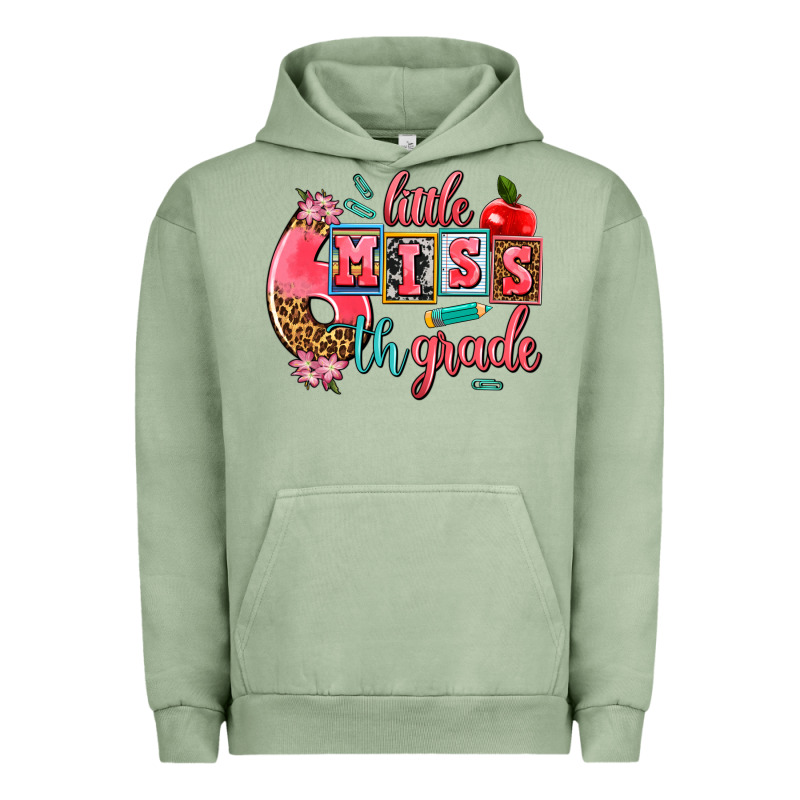 Little Miss 6 Th Grade Urban Hoodie by AdoDesignShop | Teevron