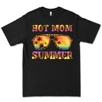 Black hot mom summer Premium Tee - BarkalooDesign