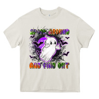 Cream spook around and find out Heavy Core Tee - LillyAllenDesigns