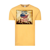 Vintage Mustard my rights don't end Vintage Tee - TumblerDesignByShophia
