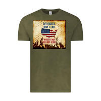 Vintage Olive my rights don't end Vintage Tee - TumblerDesignByShophia