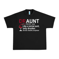 Black Funny Drunk Aunt Definition DRAUNT Gift For Auntie Urban Heavy Tee - minhPixels