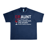 Navy Funny Drunk Aunt Definition DRAUNT Gift For Auntie Urban Heavy Tee - minhPixels