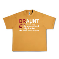 Peanut Butter Funny Drunk Aunt Definition DRAUNT Gift For Auntie Urban Heavy Tee - minhPixels