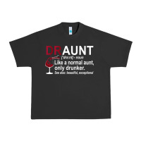 Pigment Black Funny Drunk Aunt Definition DRAUNT Gift For Auntie Urban Heavy Tee - minhPixels