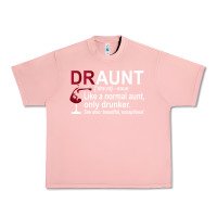 Salmon Funny Drunk Aunt Definition DRAUNT Gift For Auntie Urban Heavy Tee - minhPixels