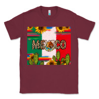 Burgundy Mexico Classic Tee - RanaPortraitStore