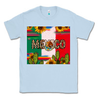 Dusty Blue Mexico Classic Tee - RanaPortraitStore