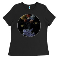 Black Space Travel Ladies Tee - Bettercallsaul