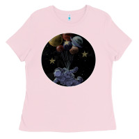 Bubblegum Pink Space Travel Ladies Tee - Bettercallsaul